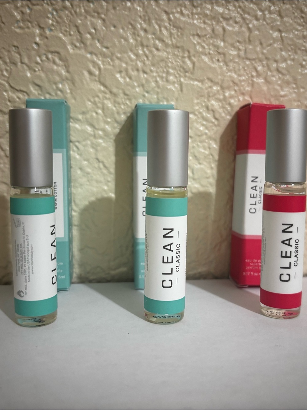CLEAN  classic Mini EDP Trio NEW 5ml each